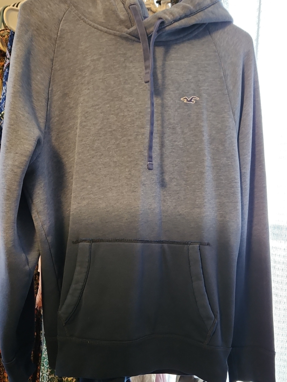Hollister Blue Gradient Hoodie